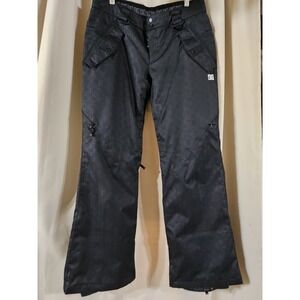 DC Exotex 8000 Snow Pants Snowboarding Medium Zipper‎ Vents Pockets Medium Black